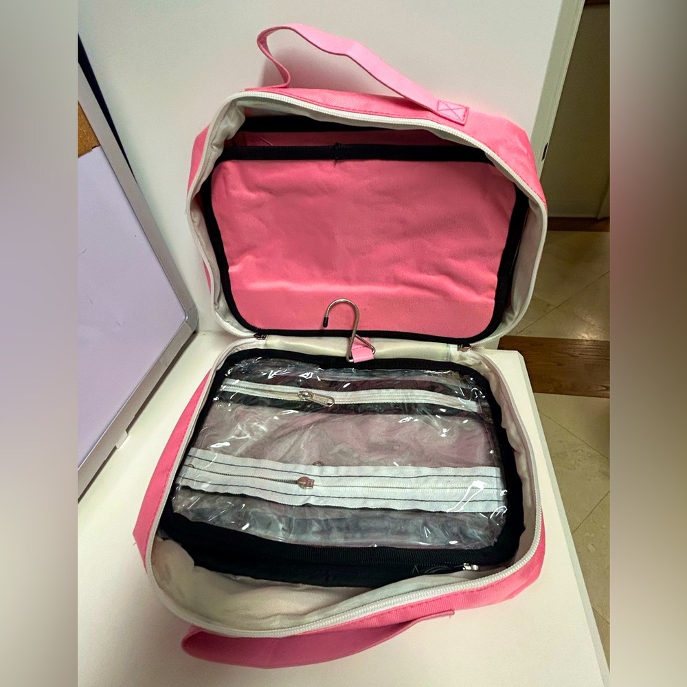 Expert Travel Women’s Travel Toiletry hanging organizer Make~Up cosmetic bag